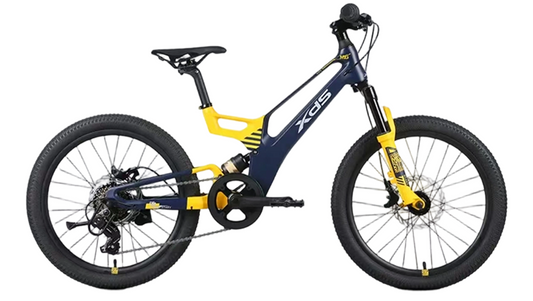 XDS 2026-Meichi Shimano 7-Speed Disc Brake Full Suspension Internal Cable Magnesium Kids MTB