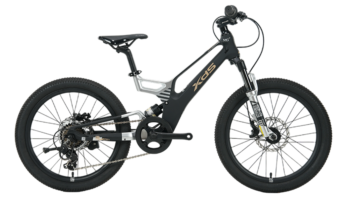 XDS 2026-鎂馳 Shimano7速油壓碟刹前後避震內走線鎂合金兒童山地車