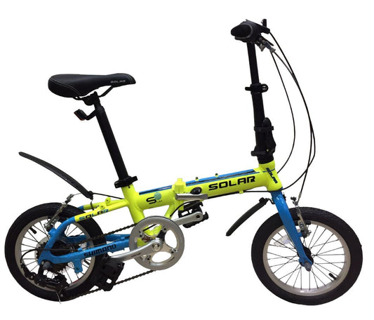 SOLAR 140S 7-Wave Folding Bike - 14" / SOLAR 140S 14" ALLOY FOLDING BIKE