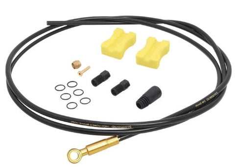 SHIMANO SAINT long nozzle disc oil hose-black SM-BH90-SBLS / SHIMANO SAINT DISC BRAKE HOSE-SM-BH90SBLS-BK