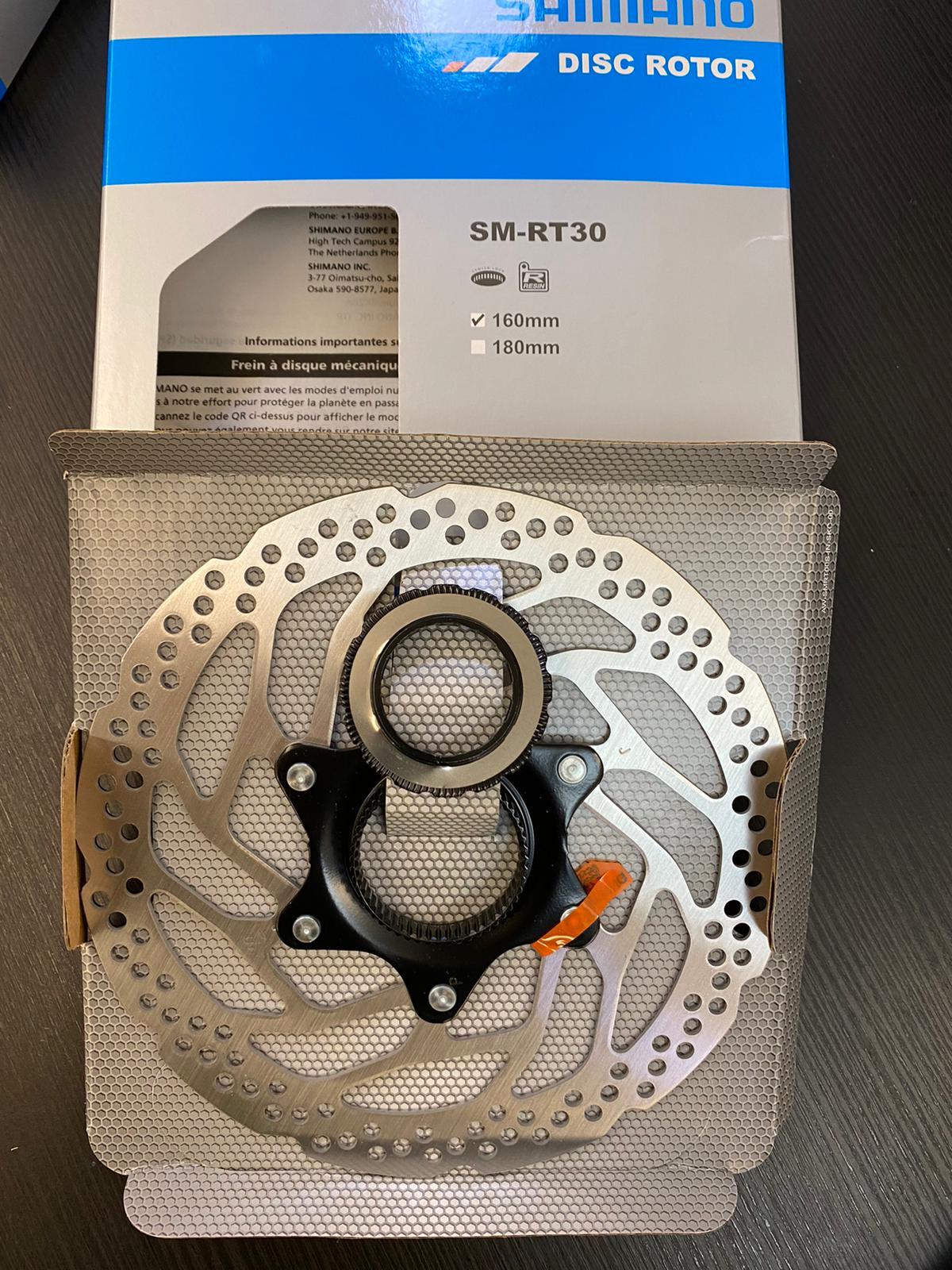 SHIMANO ALTUS 中心鎖碟片-SM-RT30 / SHIMANO ALTUS CENTER LOCK DISC-SM-RT30