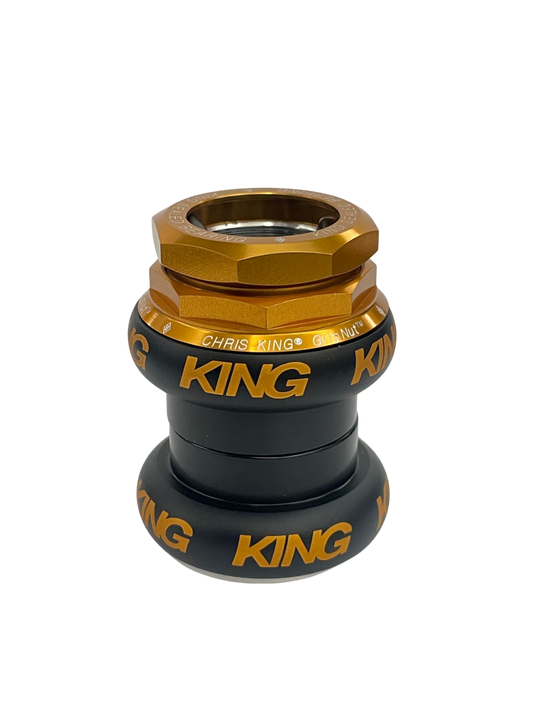 Chris King 1-1/8" Grip Nut 有牙叉盆 (雙色) / Chris King 1-1/8" Grip Nut Headset (Color mixing)