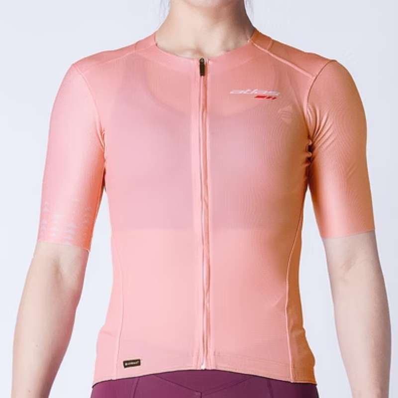 ATLAS Women's cool black multi-section loop short-sleeved cycling shirt~JCM-330~30~38C / ATLAS WOMEN SHORT SLEEVE JERSEY~JCM-330~30~38C