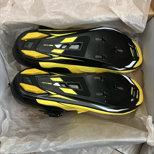 陳列品 | Giant Phase 公路車鞋 - 黃黑 - 45號