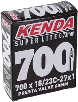 KENDA 可拆式超輕法咀內胎~700X18/23C (適合25C)/ KENDA SUPERLIGHT TUBE~700X18/23C