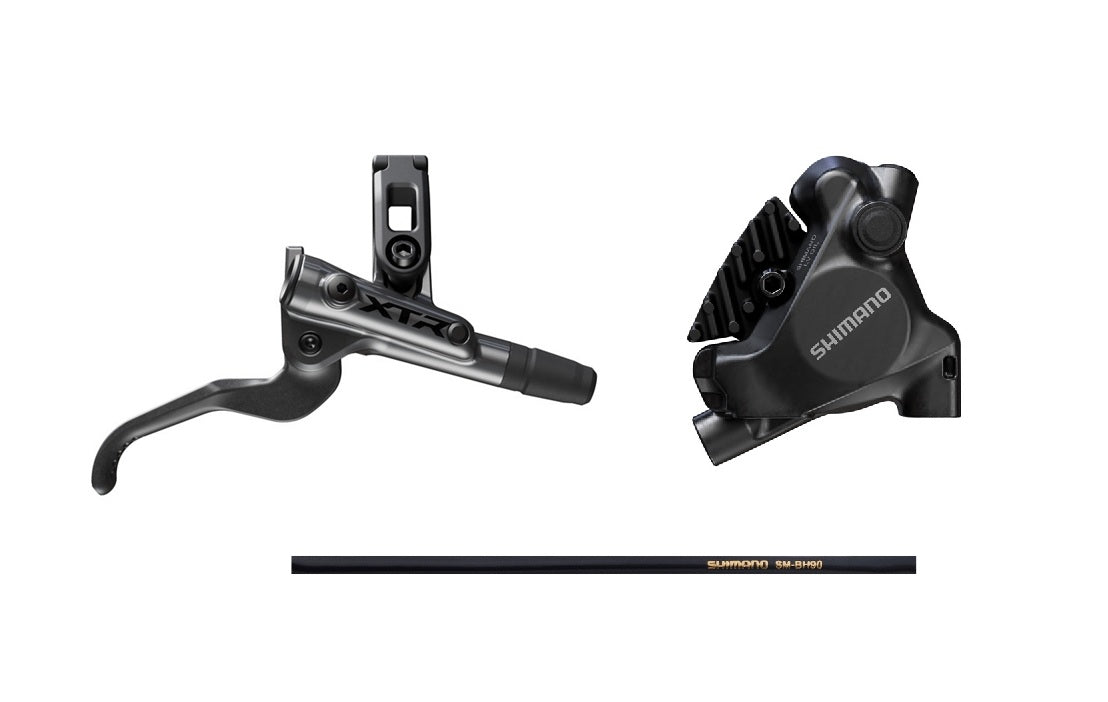 Shimano XTR 前後碟掣套裝平面安裝式鮑魚-樹脂皮-BL-M9200,BR-MT805 / Shimano XTR Front/Rear Disc Brake Set-Resin Pad BL-M9200,BR-MT805