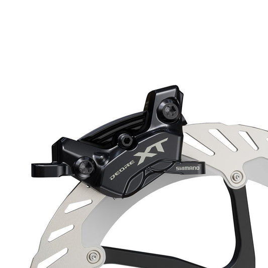 SHIMANO XT 碟掣鮑魚-散熱樹脂皮-BR-M8220 / SHIMANO XT HYDRAULIC DISC BRAKE-W/P03A-RF RESIN PAD(W/FIN)-BR-M8220
