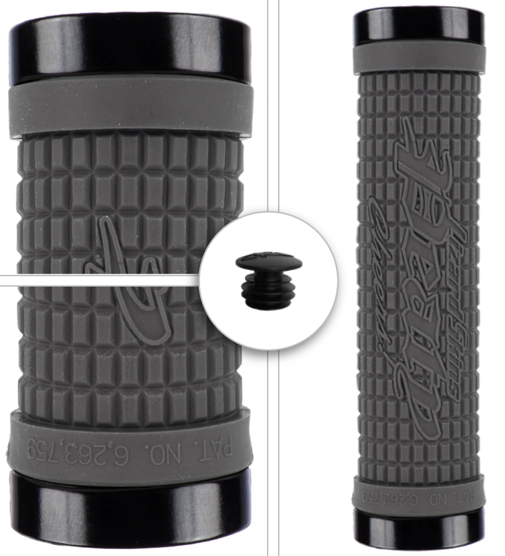 Lizard Skins MTB Lock On Grips-Peaty