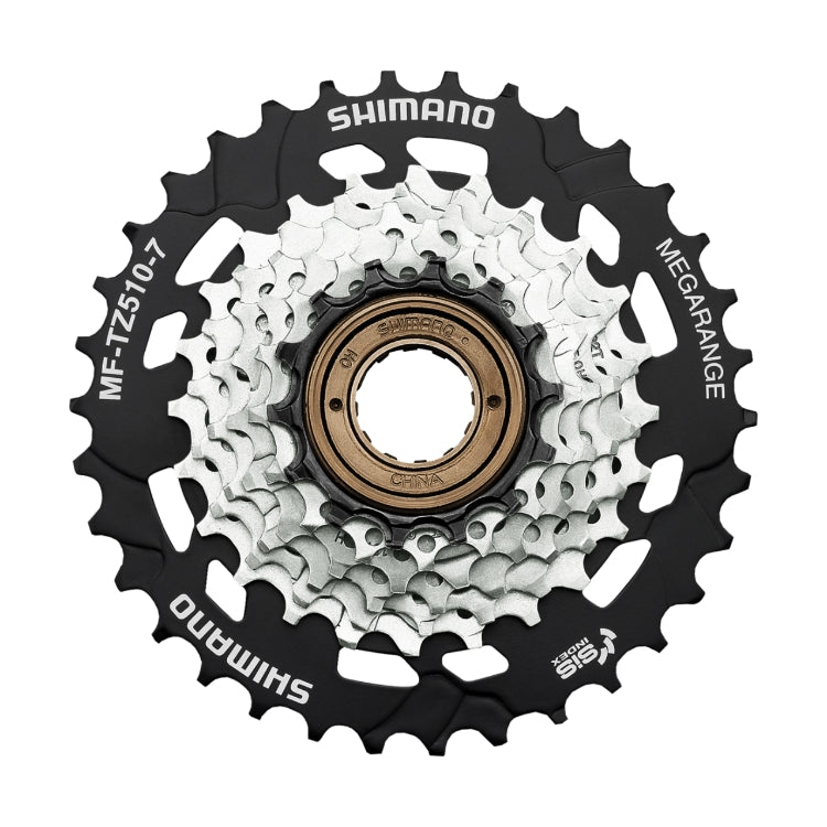 SHIMANO seven-speed twist tooth wave tooth-MF-TZ510-7 / SHIMANO MULTIPLE FREEWHEEL-7 SPEED-MF-TZ510-7