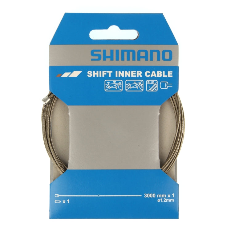 SHIMANO 不鏽鋼波線芯 1.2MMX3000MM /SHIMANO INNER WIRE FOR SHIFT 1.2MMX3000MM STAINLESS