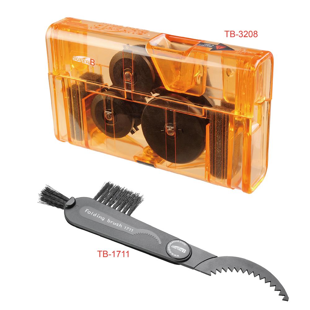 SUPER B Chain Cleaner and Cleaning Tool Set-TB-32800