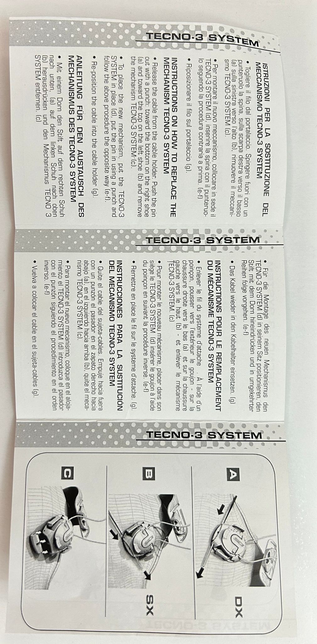 SIDI TECNO III SYSTEM 長鎖碼 / SIDI TECNO III SYSTEM~LONG