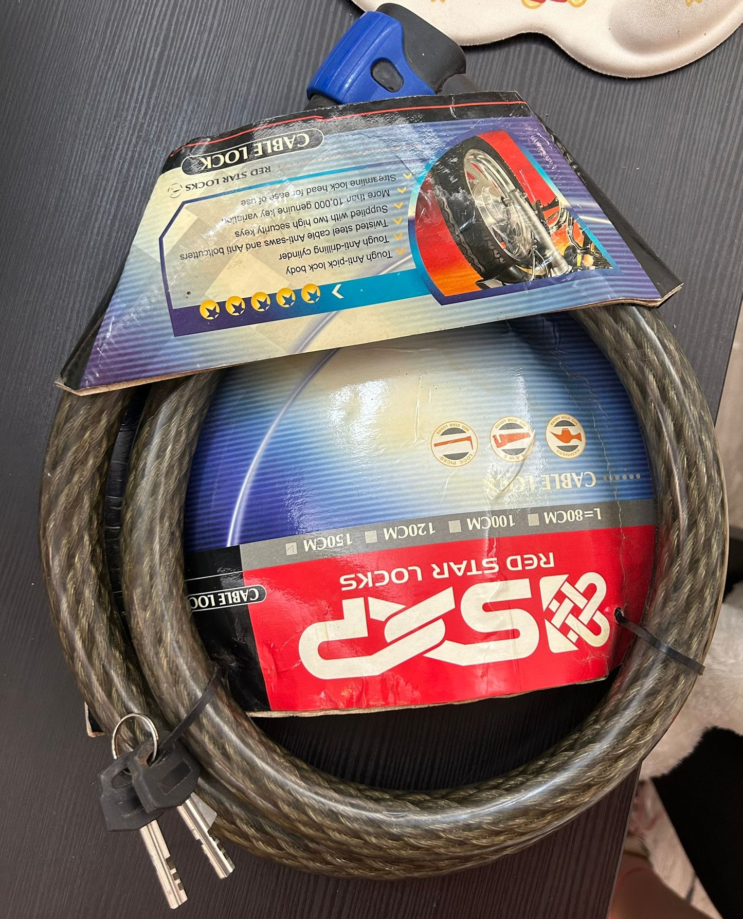 SXP Extra Thick Steel Lock~20K (10 pcs in 1 box) / SXP WIRE LOCK~20K (10PCS/BOX)