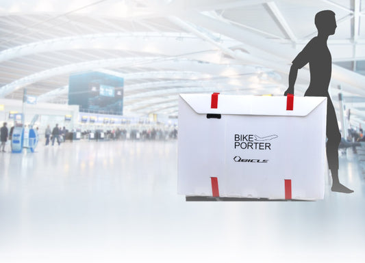 QBICLE BIKE PORTER bicycle box ~ white / QBICLE BIKE PORTER ~ WHITE