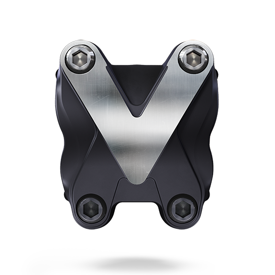 PRO VIBE 1-1/4 鋁合金車頭柱-黑色(-10度) / PRO VIBE 1-1/4 Alloy Stem-Black(Angle -10)