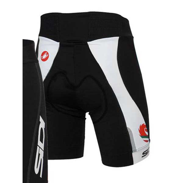SIDI MARTA Women's Cycling Pants-Black and White/SIDI MARTA WOMAN SHORT~BLACK/WHITE