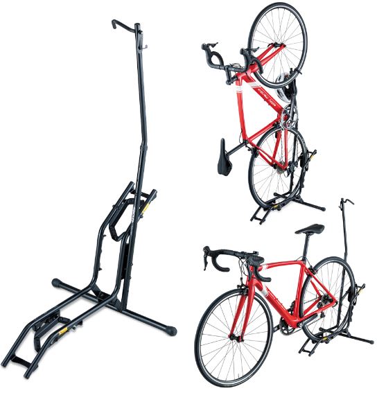 MINOURA DS-2200 Upright and horizontal shared rack / MINOURA DS-2200 2-WAY BIKE STROAGE STAND