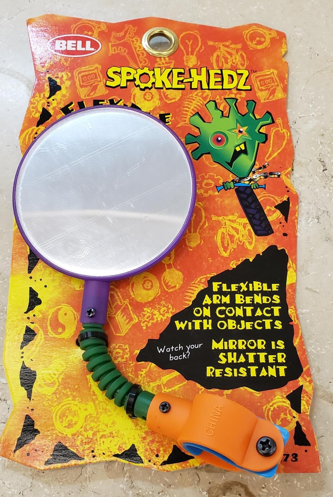 BELL SPOKE-HEDZ FLEXIBLE MIRROR 彈弓圓後鏡(可調較角度)