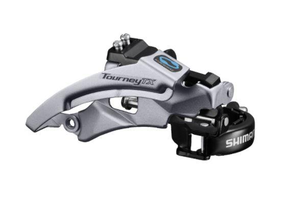 SHIMANO TOURNEY TX 3X8/7 Speed Wave Dial-FD-TX800-TS6 / SHIMANO TOURNEY TX 3x8/7SP TOP SWING FRONT DERAILLEUR-FD-TX800-TS6