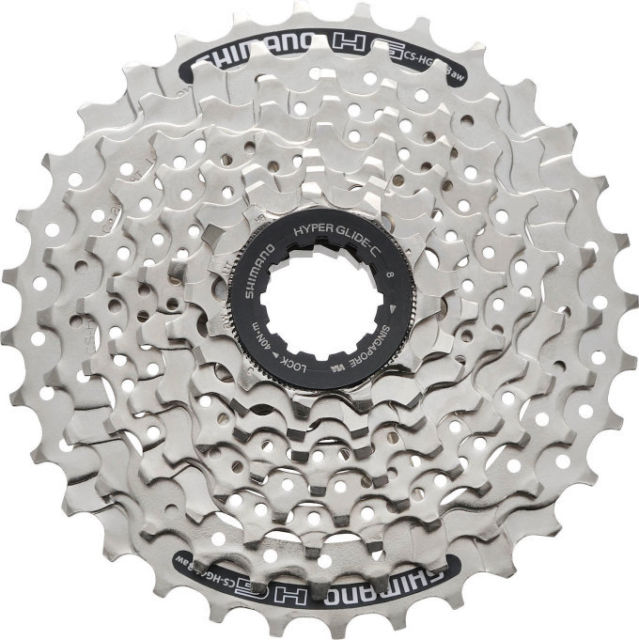 SHIMANO 8 SPEED CASSETTE-CS-HG41-8-11-34T / SHIMANO 8 SPEED CASSETTE-CS-HG41-8-11-34T