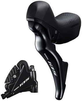 SHIMANO 105 油壓碟掣套裝-SM-BH90 1000MM-黑-R7025 / SHIMANO 105 DISC BRAKE ASSEMBLED SET-BK-R7025