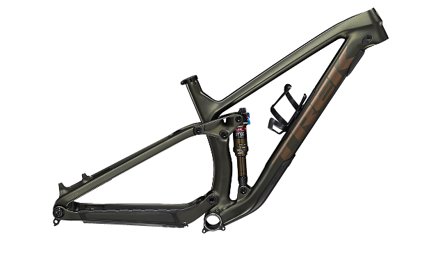 TREK 2022 FUEL EX 29 carbon fiber front and rear suspension frame GEN 5 (with Fox Factory Float EVOL rear suspension) - Satin Black Olive / TREK 2022 FUEL EX CARBON 29 SUS FRAME GEN 5 (Fox Factory Float EVOL) - Satin Black Olive