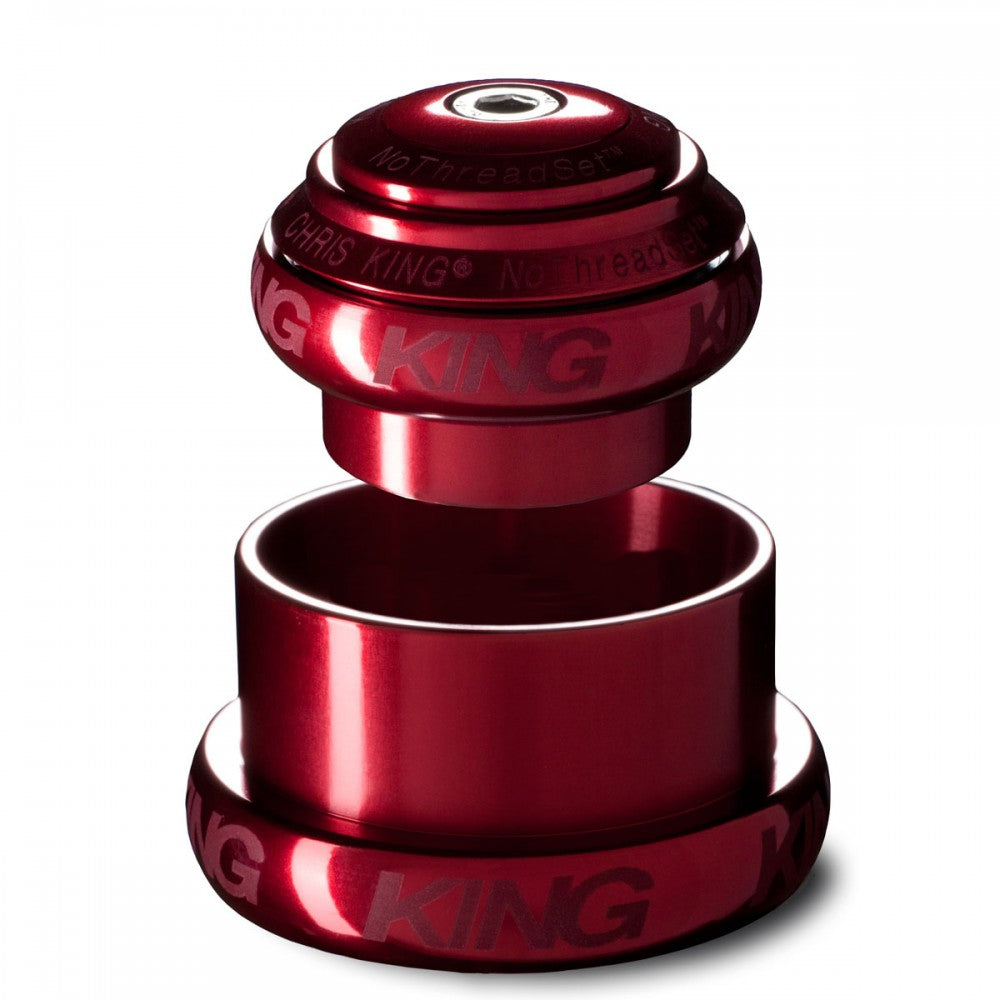 Jeu De Direction Chris King Bold Logo 1"1/8 Sans Filetage – Alu étain (occasion)