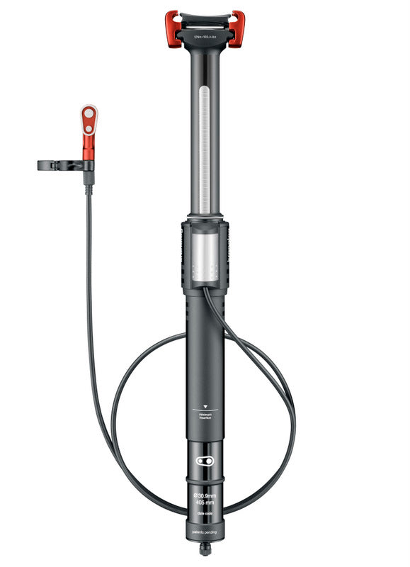 CRANK BROTHERS KRONOLOG Adjustable seat pass-red-31.6 with remote control/CRANK BROTHERS KRONOLOG ADJ SEATPOST-RD-31.6-REMOT