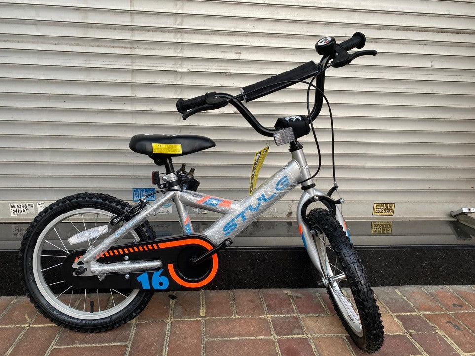 STYLE BMX BIKE 小童車- 銀藍橙色 SILVER BLUE ORANGE