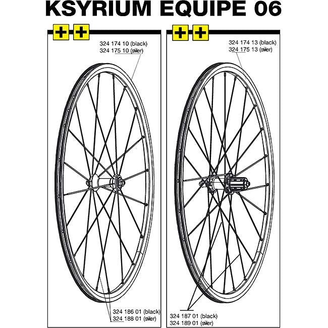 Mavic Ksyrium Equipe Aero Spoke (1pcs) / Mavic Ksyrium Equipe Aero Spoke (1pcs)