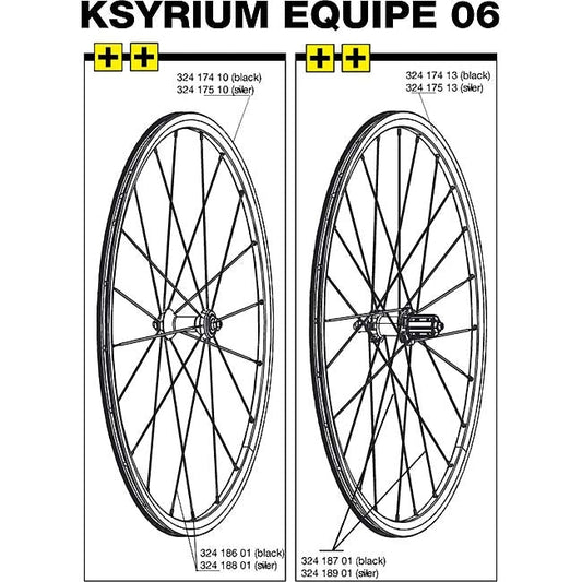 Mavic Ksyrium Equipe Aero 輻條 (1條) / Mavic Ksyrium Equipe Aero Spoke (1pcs)