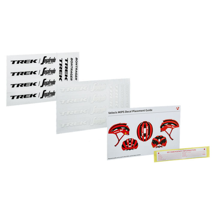 BONTRAGER HELMET DECAL-TREK SEGAFREDO (black/white one each) / BONTRAGER HELMET DECAL-TREK SEGAFREDO DECAL