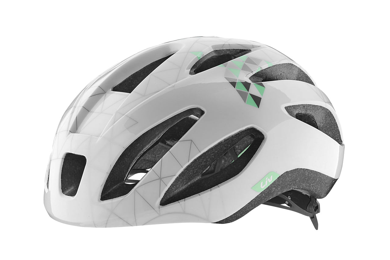 LIV LANZA AF 頭盔 / LIV LANZA AF GLOSS WHITE/TEAL