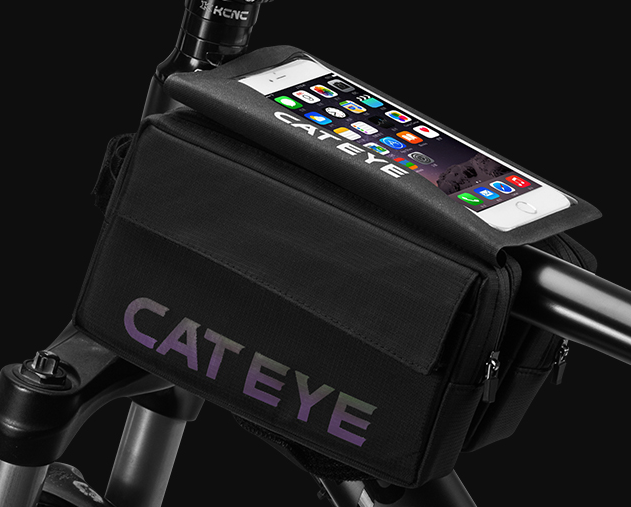 CATEYE Extra Large Waterproof Screen Saddle Bag~Black~8801757/ CATEYE AR TRANSIT TIP TUBE BAG~BLACK~8801757