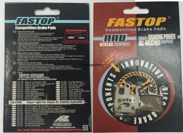 A2Z AZ-230A HAYES EL CAMINO SL DISC BRAKE PAD/A2Z AZ-230A HAYES EL CAMINO SL DISC BRAKE PAD