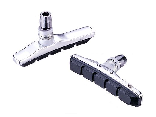 ASHIMA V制膠連殼 AP45CV-P-S-AL~銀色-台灣製造 / ASHIMA AP45CV-P-S-AL BRAKE PADS FOR XT V-BRAKE-MADE IN TAIWAN