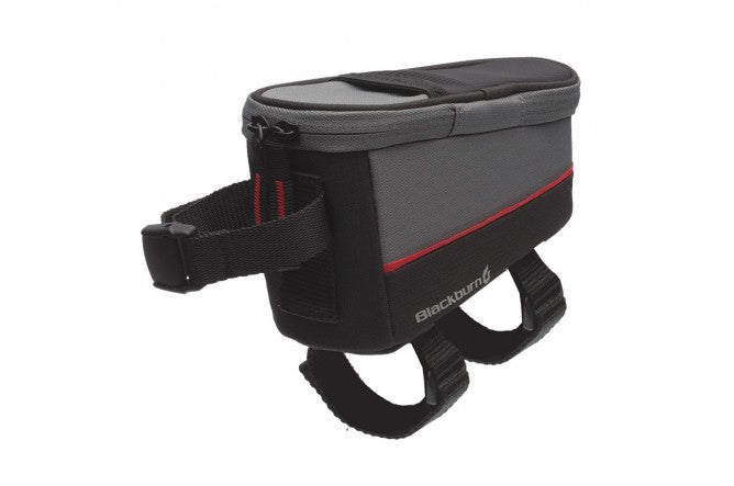 BLACKBURN LOCAL 上管袋 - 黑/灰色 / BLACKBURN LOCAL TOP TUBE BAG BLK/GRY