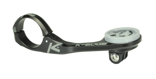 K-edge Wahoo 31.8mm車頭把手咪錶及攝錄機延伸碼 Max 版 (*加長型*黑色) - MAX XL Mount/MAX XL Combo Mount, 31.8mm, Black Anodize