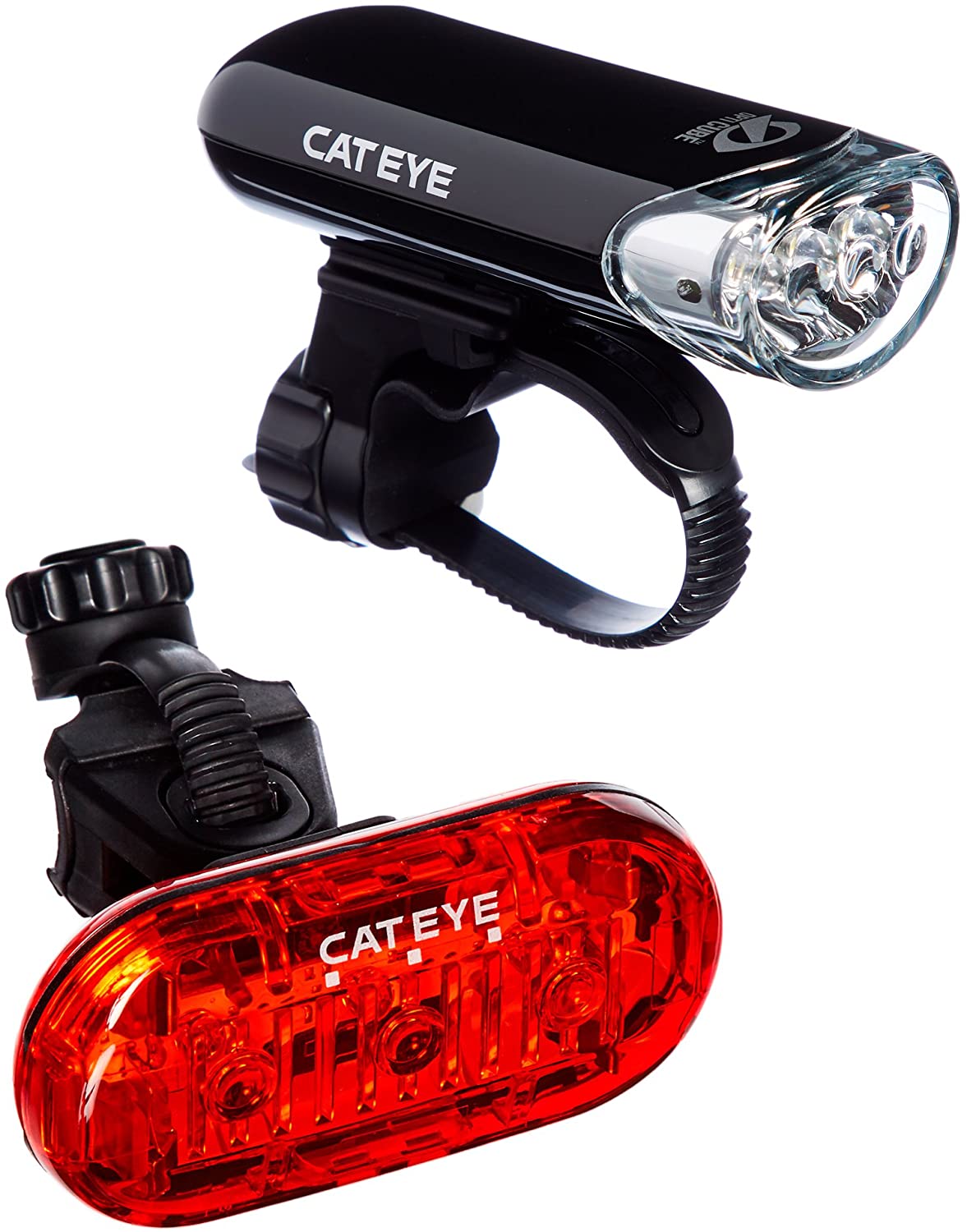 CATEYE FRONT & REAR LIGHT SET~HL-EL135N + OMNI 3 TL-LD135-R/ CATEYE FRONT & REAR LIGHT SET~HL-EL135N + OMNI 3 TL-LD135-R