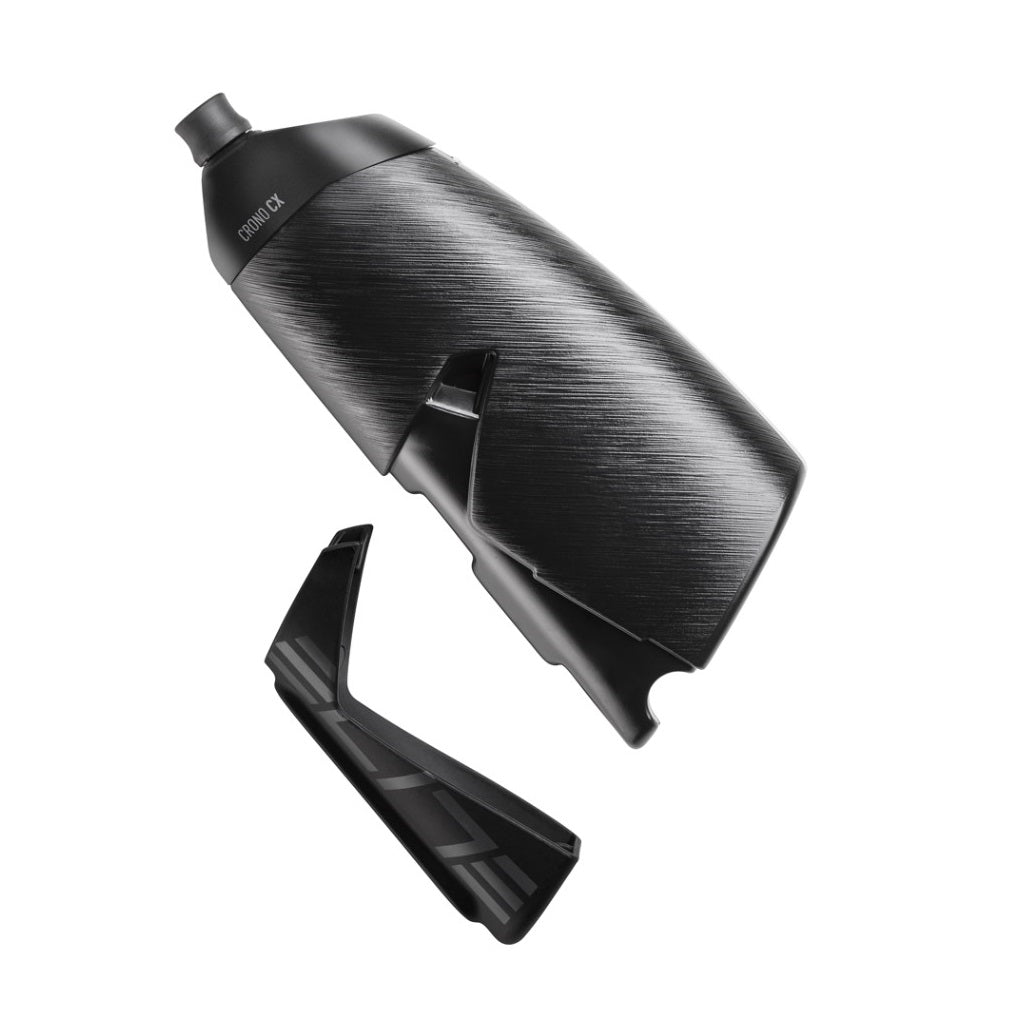 ELITE CRONO CX KIT FRP fiberglass bottle and bottle cage set 500ML / ELITE CRONO CX KIT FIBERGLASS CAGE AND AERO BOTTLE 500ML