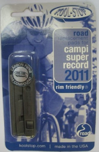 KOOL STOP SUPER RECORD CARBON Reel rubber~KS-SRCF / KOOL STOP SUPER RECORD REPLACEMENTPADS~CARBONFIBER