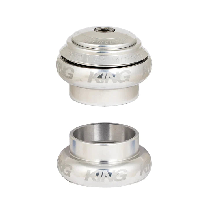 Chris King NoThreadSet External Headset,1-1/8",Dark Word/ Chris King NoThreadSet Headset,1-1/8",Sotto Voce Logo