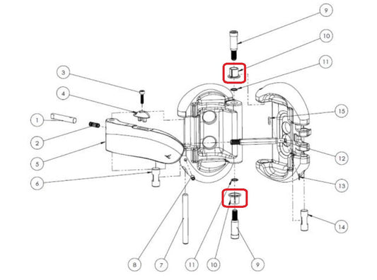 TERN 維修件 PARTS 摺疊盒零件金屬軸承 PARTS NORGLIDE BUSHING