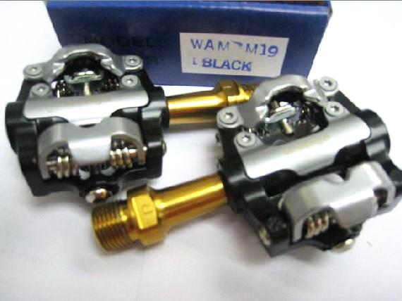 WELLGO WAM-M-19 CLIPLESS啤呤腳踏(9/16") TI 黑色 / WELLGO WAM M-19CLIPLESS PEDALS (9/16" )TI