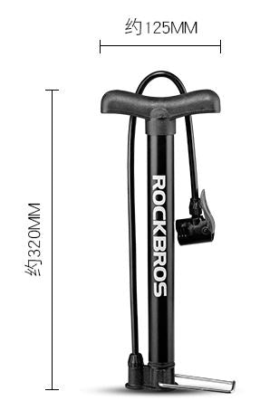 ROCKBROS 120PSI 短身座地泵 / ROCKBROS 120PSI SHORT FLOOR PUMP