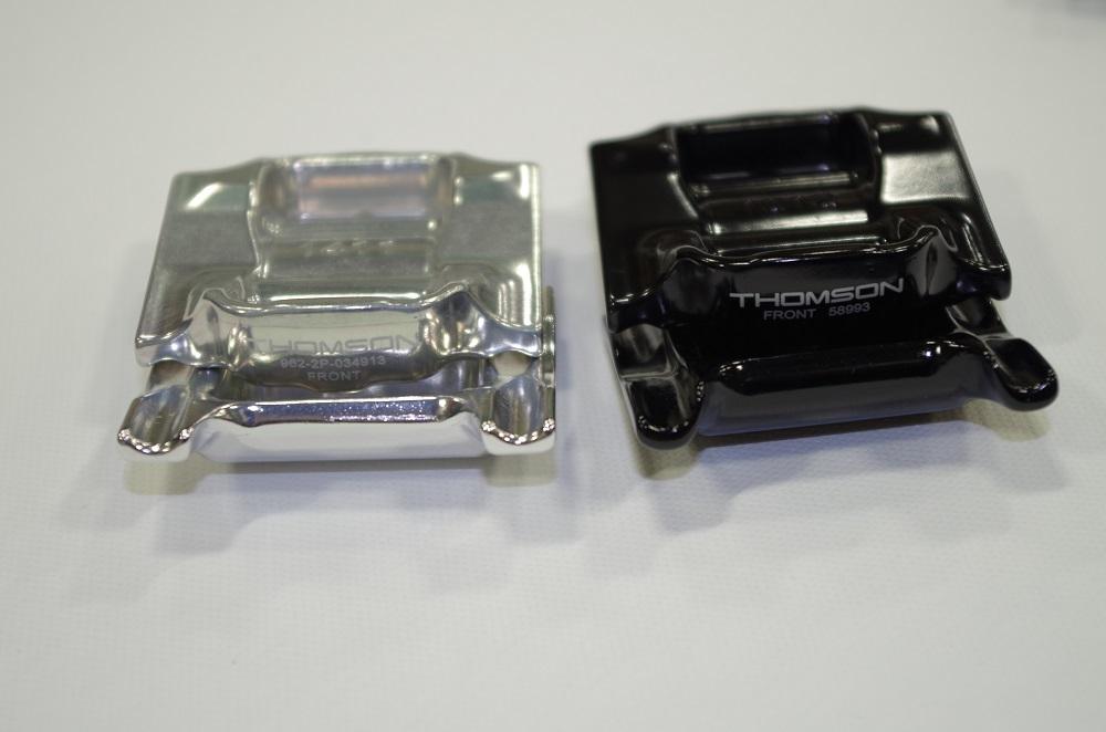 THOMSON SP-H005BK Seat pass upper and lower covers are used in large size seat rails black / THOMSON SP-H005BK TOP & BOTTOM CLAMPSETS