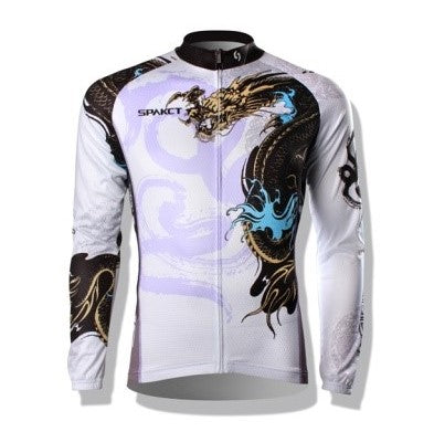 SPAKCT CSY355 真龍長袖車衫-白色 / SPAKCT CSY355 LONG SLEEVE