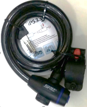 SRP 533 Weiye Lock~Black~15X1000MM (6 pcs in a box) / SRP 533 LOCK-BK-15X1000MM