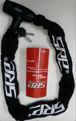SRP 715 鐵鏈鎖~黑色~10X900MM / SRP 715 LOCK-BK SLEEVE-10X900MM