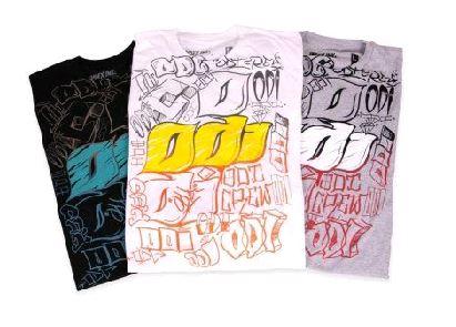 ODI THROW IT UP T-shirt ~ black ~ large size / ODI THROW IT UP TEE ~ BLACK ~ LARGE